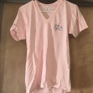 ZTA pink philanthropy tee